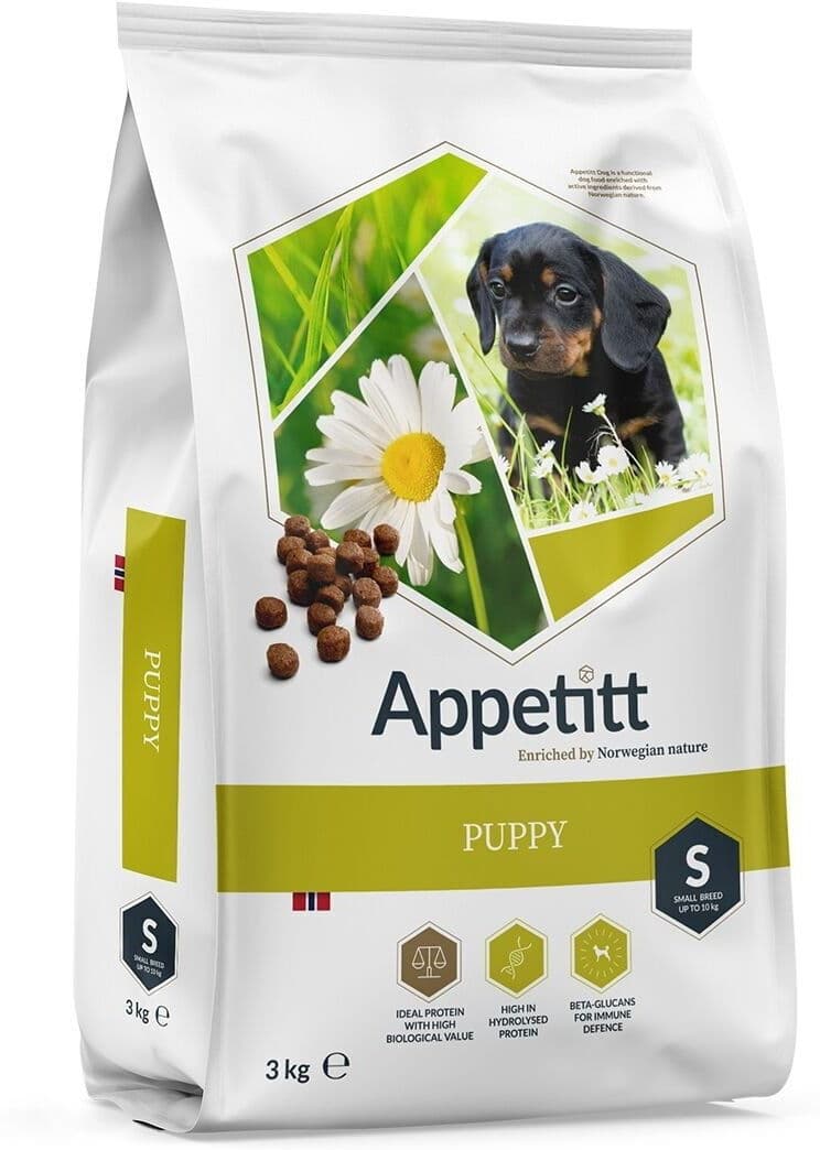 Appetitt Puppy Small Torrfoder Till Valp 3 Kg