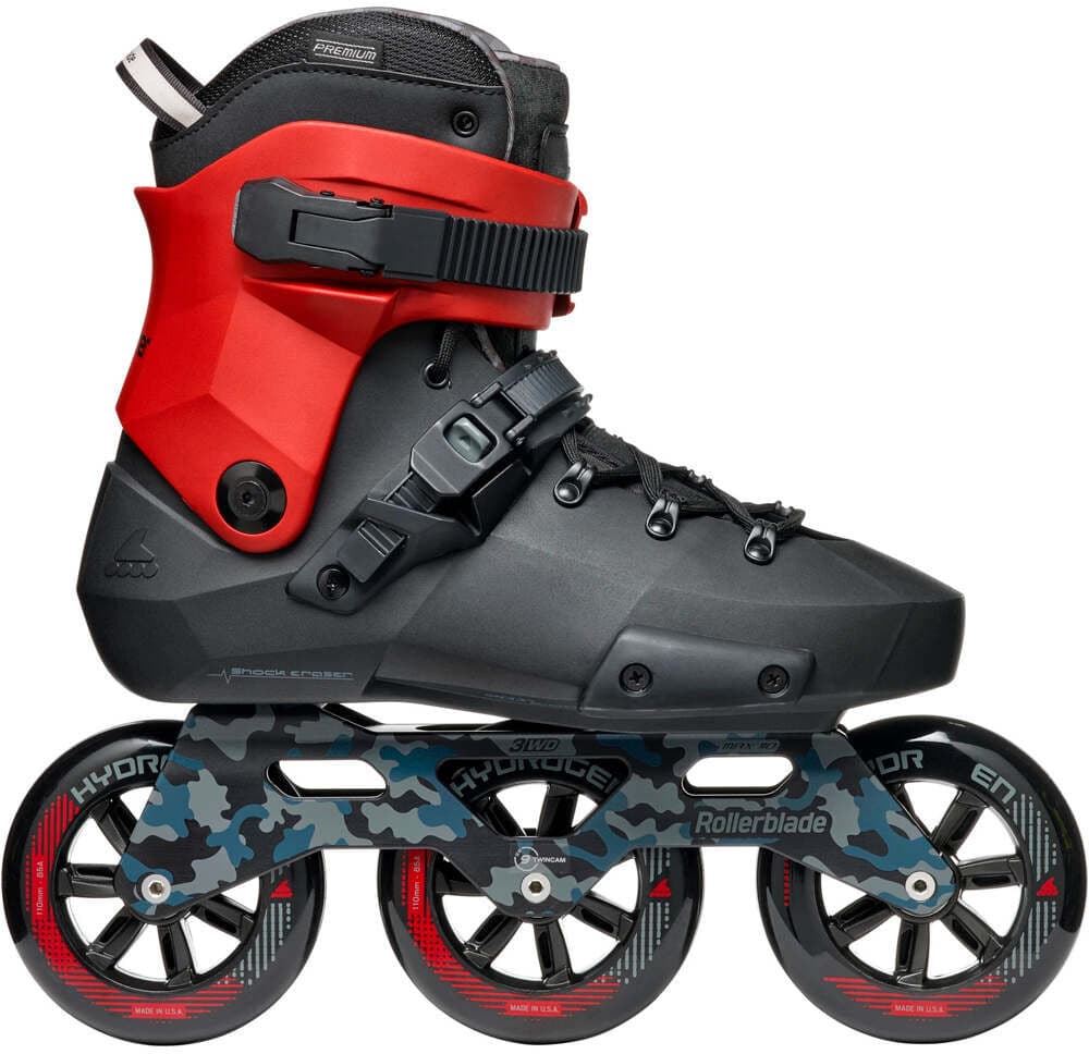 Rollerblade twister 110 patines en linea hombre Negro (47)
