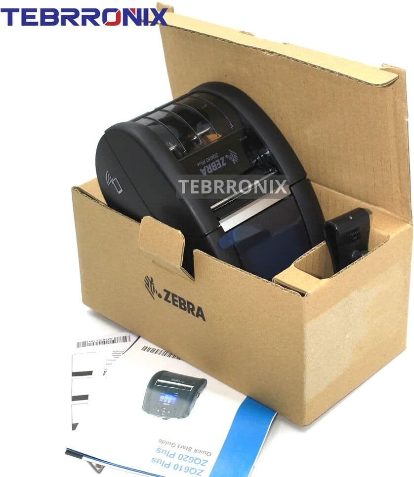Tebrronix Original Mobile Printer for Zebra ZQ610 Plus 203dpi Thermal Barcode Label Printer