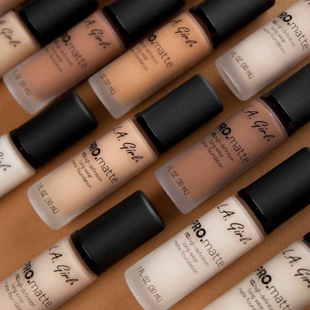 L.A. Girl PRO Matte HD Long Wear Foundation 30mL Beige