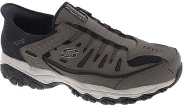 Skechers Sport Arch Fit Slip-Ins: After Burn M.Fit (Men's) Athletic in Brown, Size 8.5 M, Memory Foam/Synthetic
