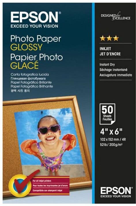 PAPEL IMPRESSORA EPSON FOTO 4X6 50F