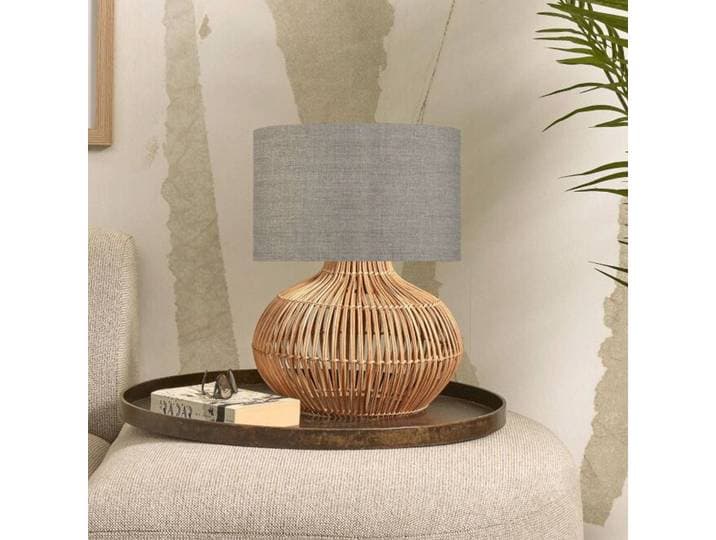 Good & Mojo Tischlampe Kalahari, Holz hell, für Wohn- / Esszimmer, Holz, Tischlampe