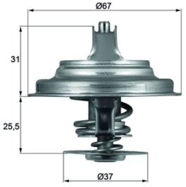 Thermostat MAHLE TX 25 71D