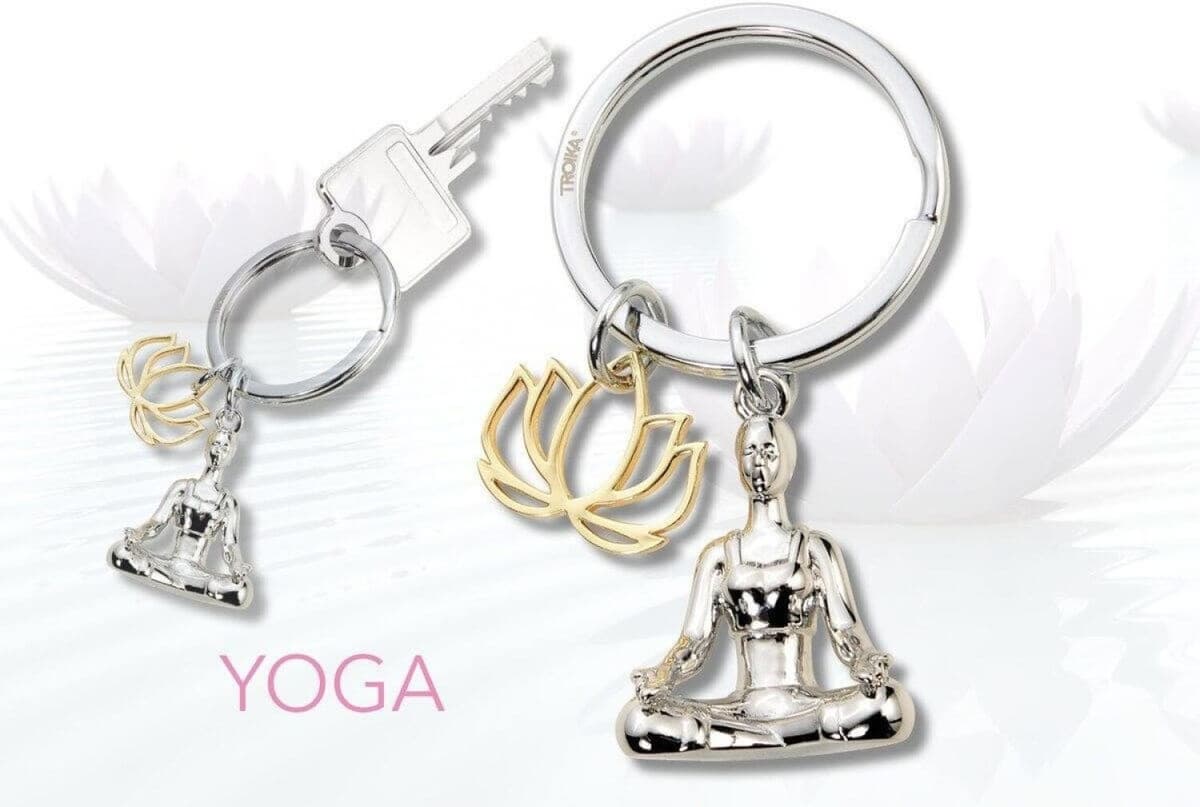 Breloc metalic Troika YOGA