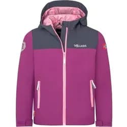TROLLKIDS Kids Telemark Jacket, Größe 140 in Rot Rot