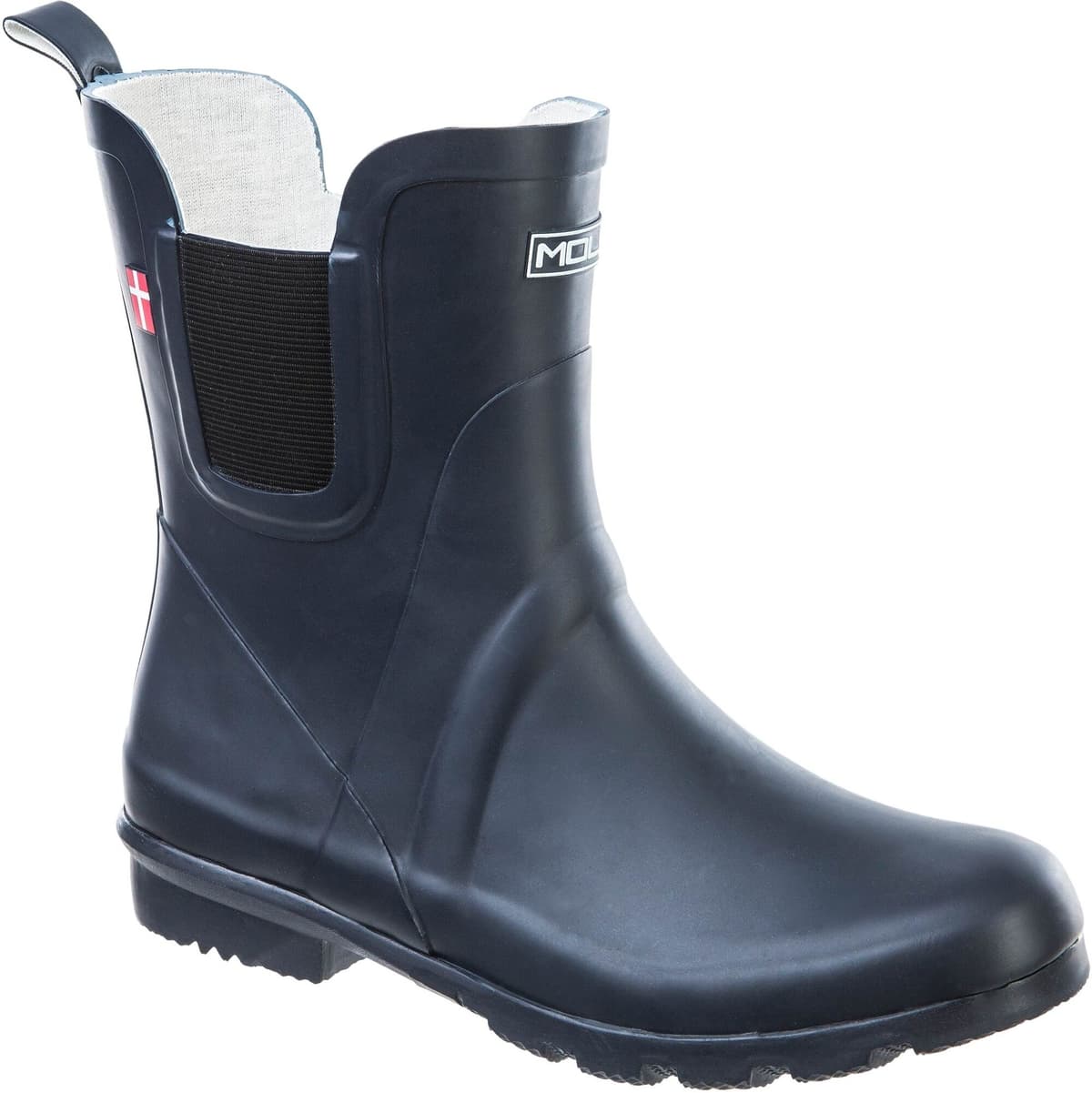 Gummistiefel MOLS "Suburbs W", Damen, Gr. 40, blau (navy), Naturkautschuk, Schuhe Gummistiefel, wasserdicht navy 40