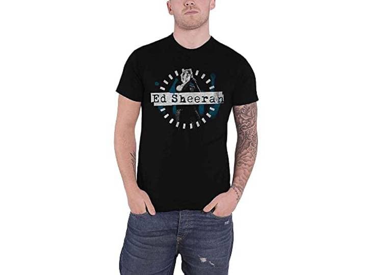 Band Monkey Ed Sheeran Unisex T-Shirt Dashed Stage foto