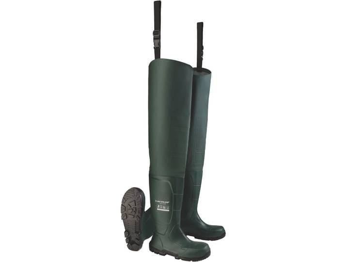 Watstiefel DUNLOP Acifort JobGuard Watstiefel Gr. 46, grün, 46, Obermaterial: 100% PVC PVC., Schuhe, Watstiefel
