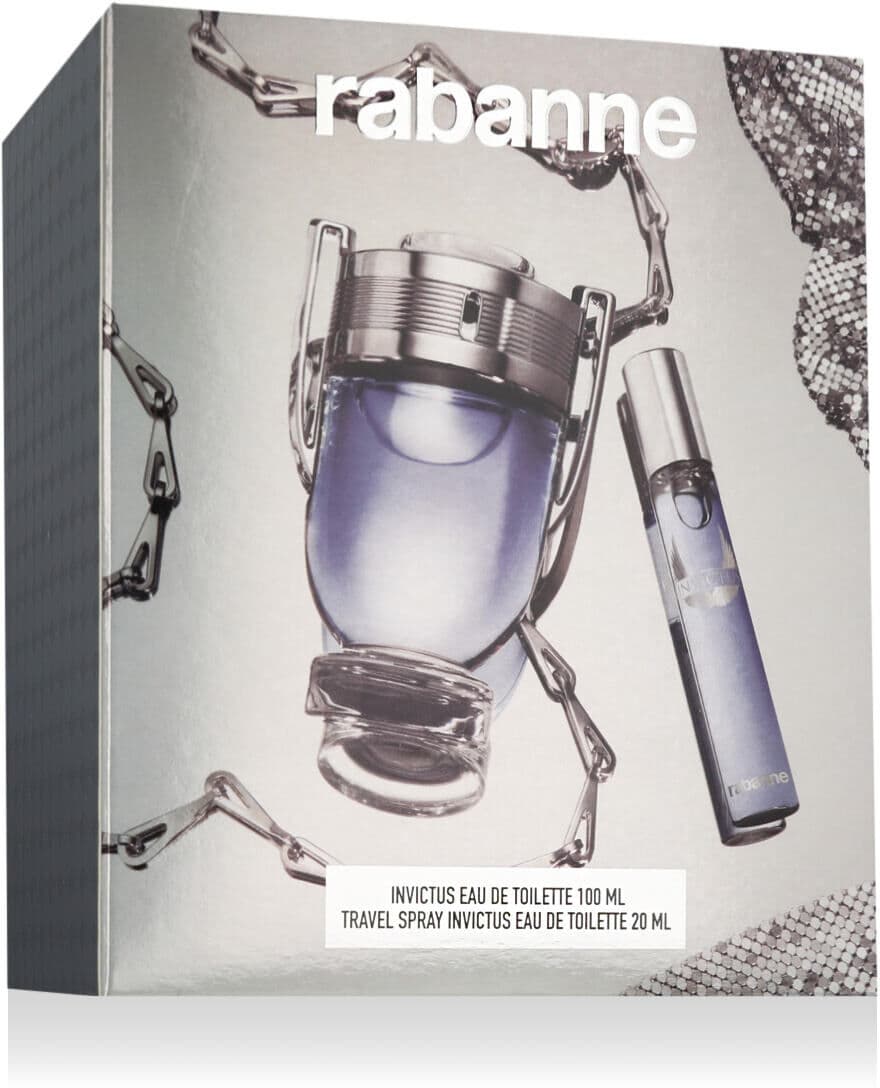 Rabanne Invictus EDT 100 ml + EDT 20 ml (man) variant Travel Duo