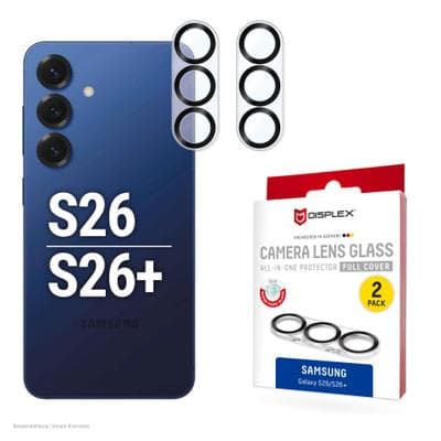 DISPLEX Kameraschutzglas "Camera Lens Glass All-In-One Protector Full Cover", transparent, B:9,2cm H:1,2cm T:13mm, Displayfolien, Kameraschutzfolie, Schutzfolie, Lens Protector, kratz- & stoßfest
