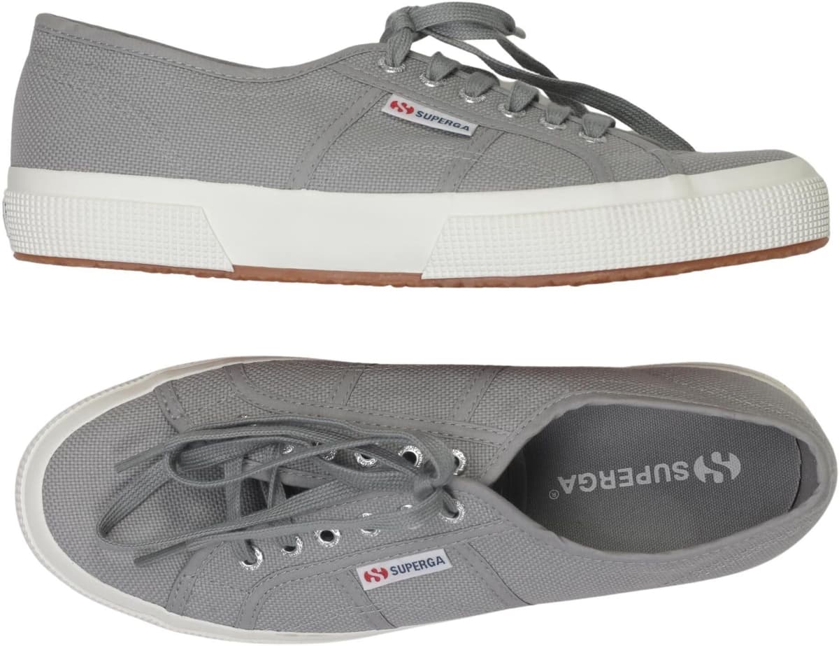 Superga Damen Sneaker, Grau, Gr. EU 41, kein / Etikett - Second Hand