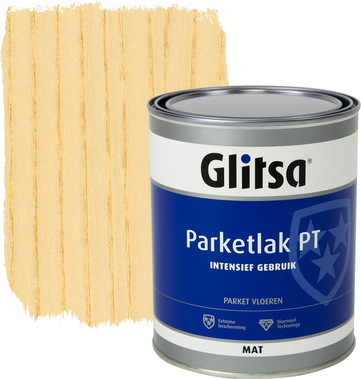 Glitsa AC Parketlak PT Mat - 1 liter   8711113095198   Verf   Lakverf Binnen