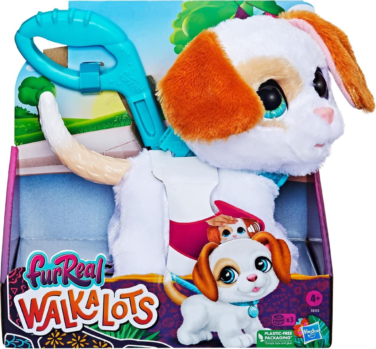 Hasbro FurReal Interactieve Hond aan de Leine F8132 - Geluidmakende Fur Real Hond