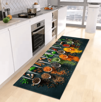 Inspire Picks Waterproof Non Slip Kitchen Floor Mat For Home & Entryway dda06 5 Style 50cmx80cm 1pc