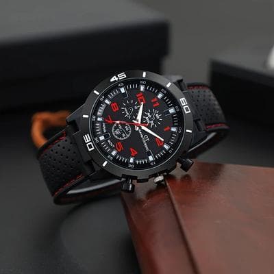 Modern Mode Marketplace Mens Quartz Watch Gift Set, Stylish Christmas Gift For Men b