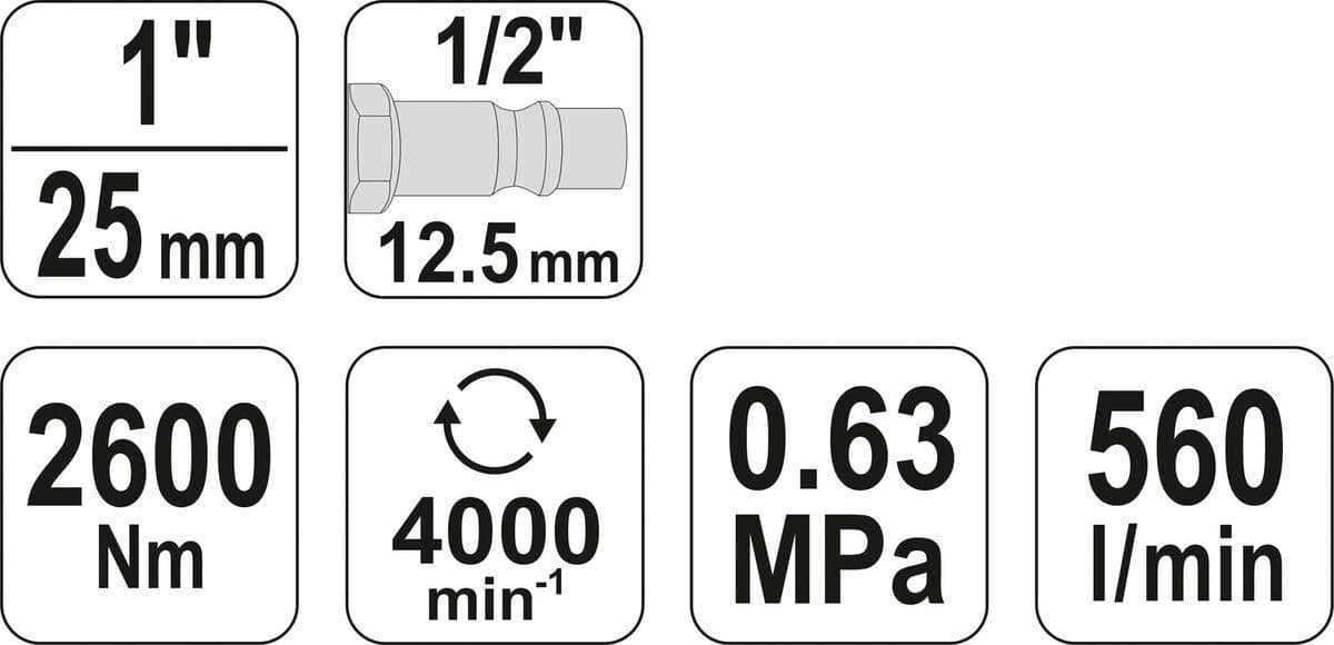 YATO YT-0960 Impact wrench