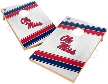 Skip's Garage Mississippi Ole Miss Rebels 2x4 Tailgate Cornhole Boards