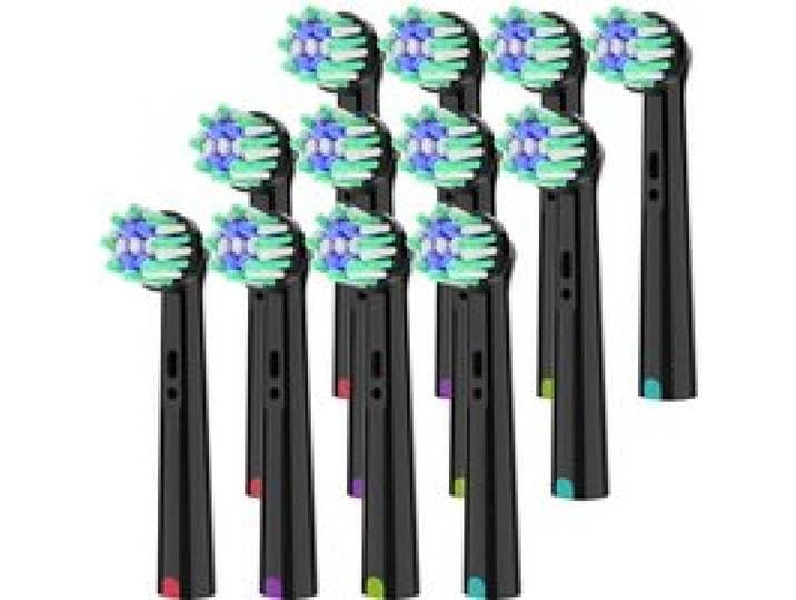 Compatibel met Oral B elektrische tandenborstel vervangende opzetborstels, professionele Cross Action opzetborstel navullingen voor OralB