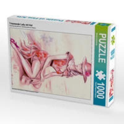 CALVENDO Puzzle Träumende Lady mit Hut, Lege-Größe 48 x 64 cm Foto-Puzzle Bild von Marita Zacharias