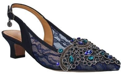 J. Renee Strovanni - Womens 11 Navy Pump Medium