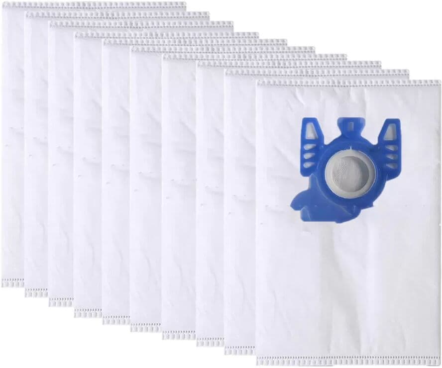 INF Lot de 10 sacs à poussière GN - Sacs de remplacement compatibles avec les aspirateurs Miele