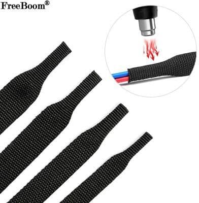 Uplifted Finds PET Braided Cable Sleeve High Performance Heat Shrink Tube & Flame Retardant Wire Wrap 1m 25mm