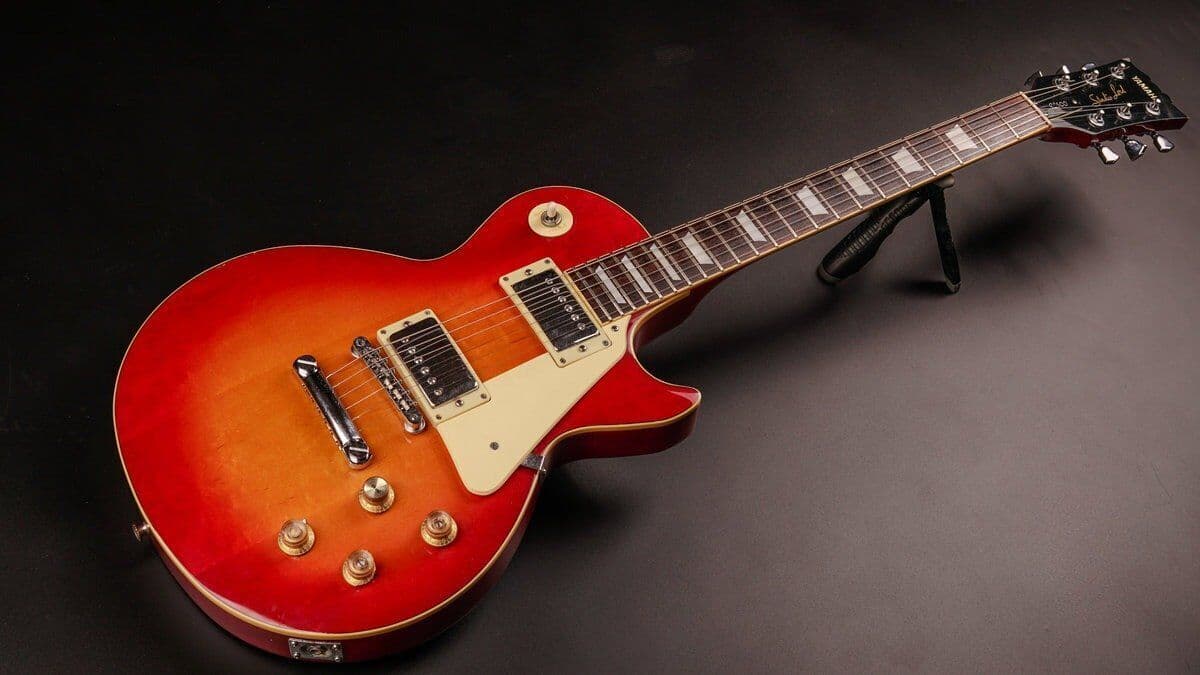 Yamaha Studio Lord SL500 1980 Cherry Sunburst MIJ Vintage Les Paul   Cherry