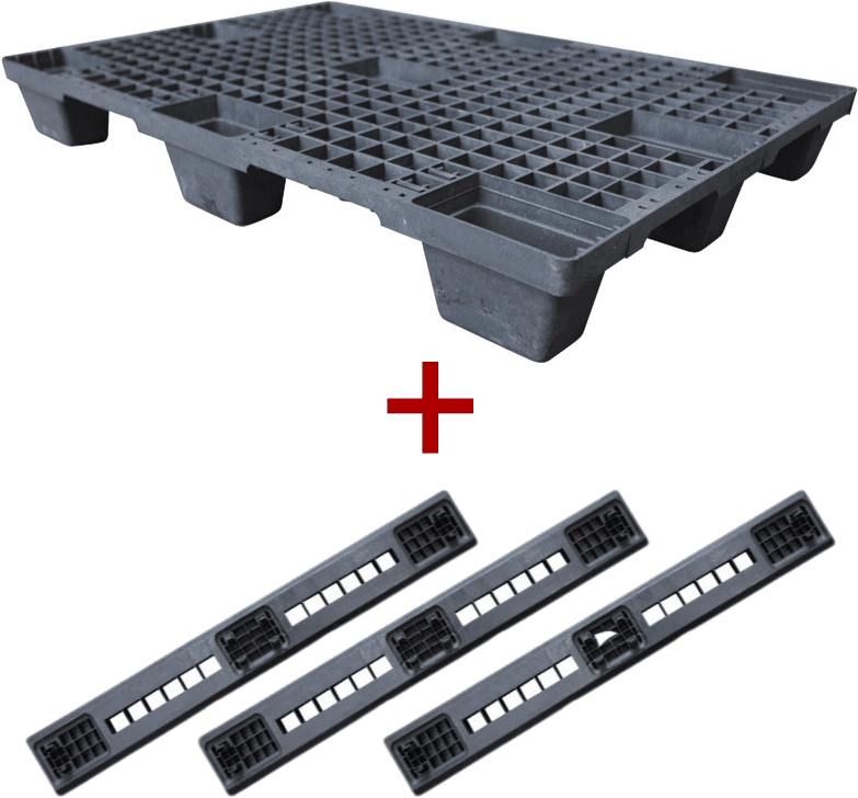 ArtPlast Paleta plastikowa PICK 8+TR, 1200 x 800, z płozami