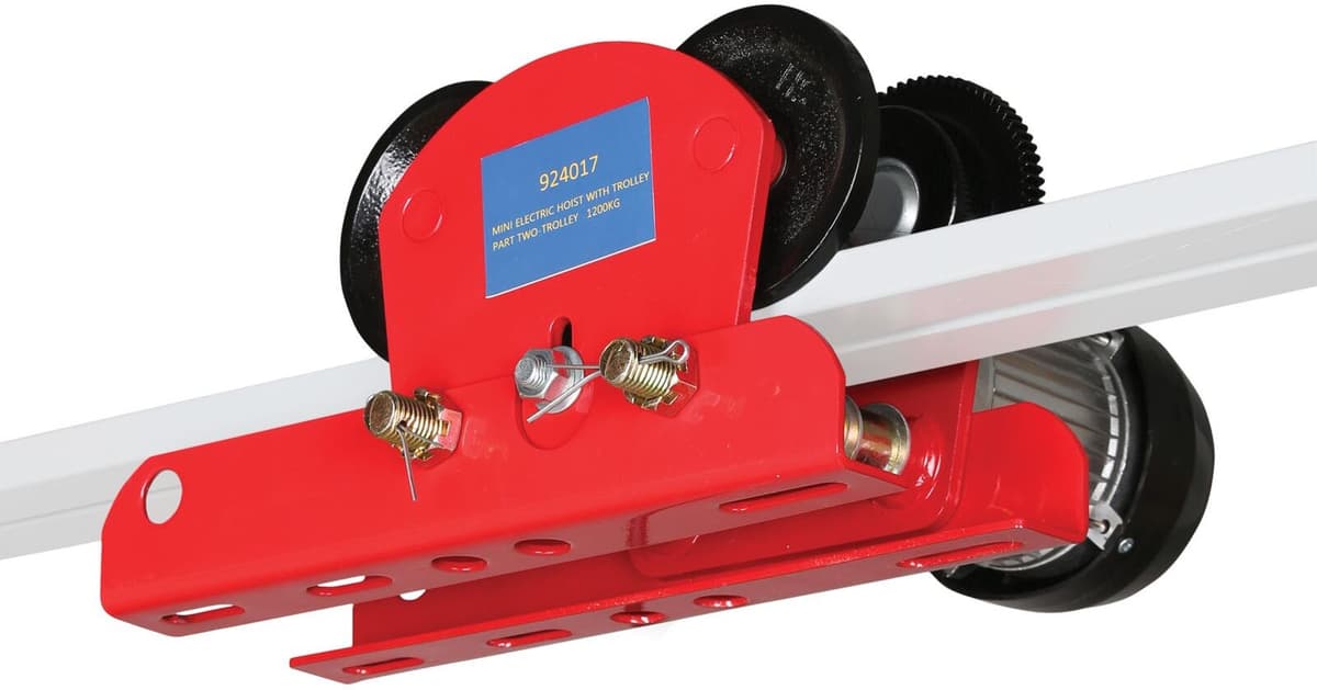 B2B Partner Elektrický lanový naviják s pojezdem, 600/1200 kg