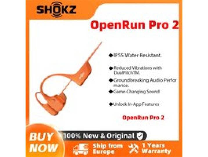 【Lokaal+】SHOKZ OpenRun Pro 2 S820/S821 Sporthoofdtelefoon Open-ear oortelefoon Bluetooth 5.3 Ruisonderdrukkende microfoon IP55 Waterdicht