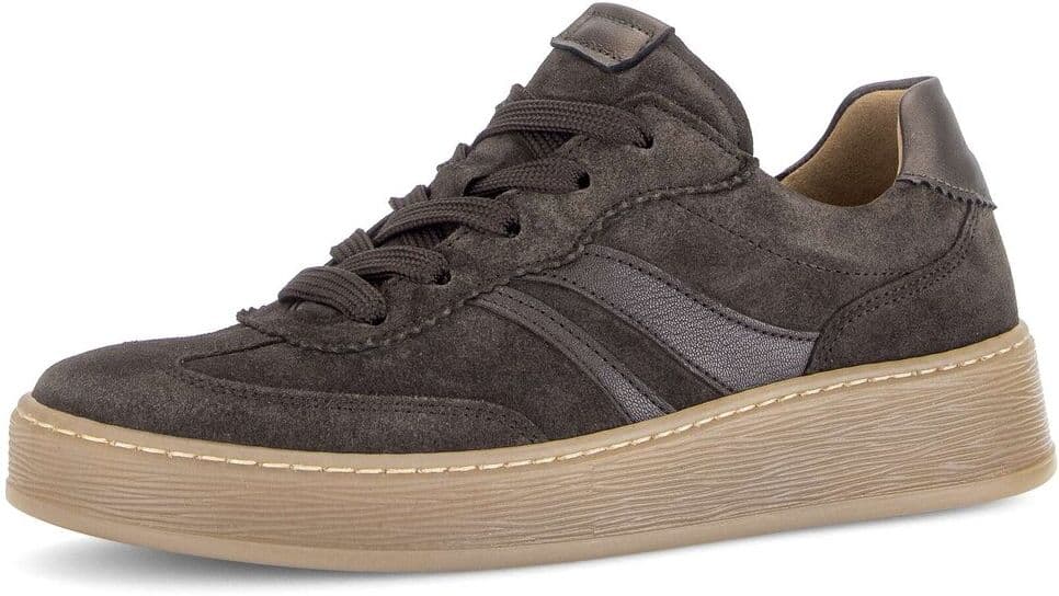 Sneaker GABOR "Sneaker low", Damen, Gr. 40, braun, Schuhe Sneaker