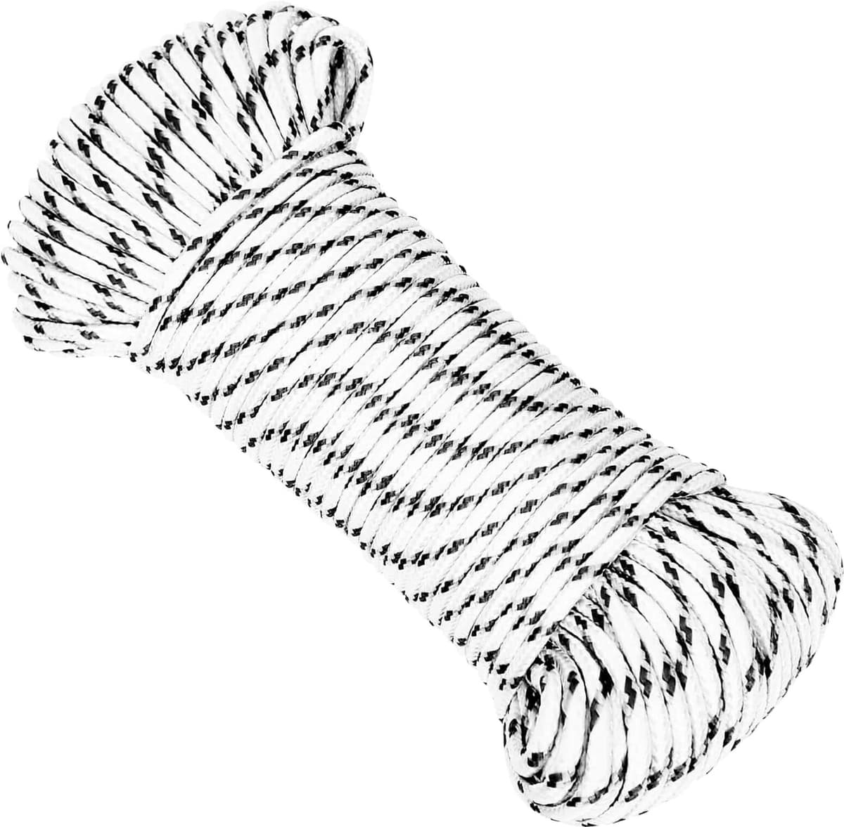 vidaXL Corde utilitaire polyvalente 5 mm 250 m Blanc Polyester