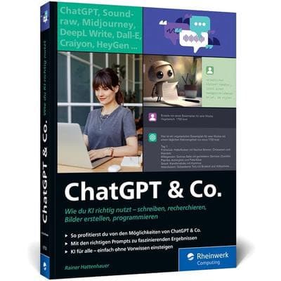 ChatGPT u. Co., Taschenbuch von Rainer Hattenhauer, Rheinwerk