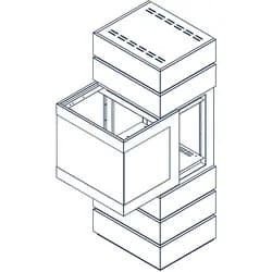 Noble Flame TOWER [geschlossener Ethanolkamin]: Schwarz