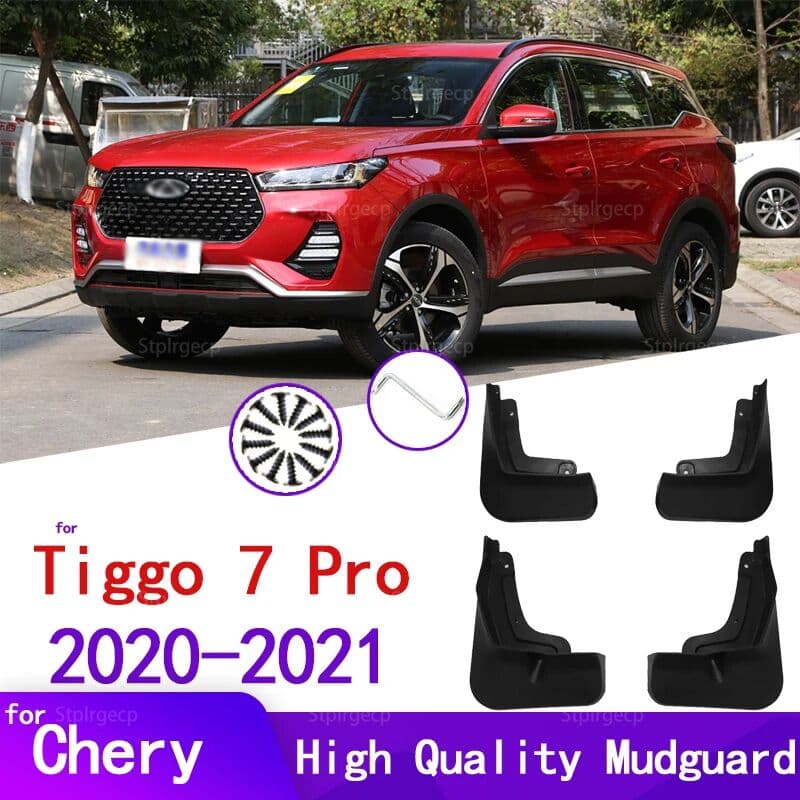 NONE Mudguards For Chery Tiggo 7 Pro 2021 2020 Fender Front Rear Mud Flaps Guard Splash Car Accessories