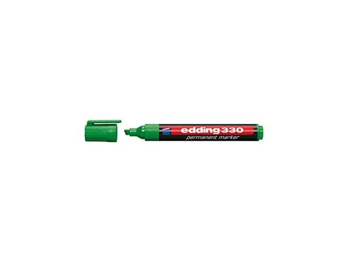 edding Permanent marker 330, met wigpunt, 1-5 mm, versch. kleuren groen 10 stuks