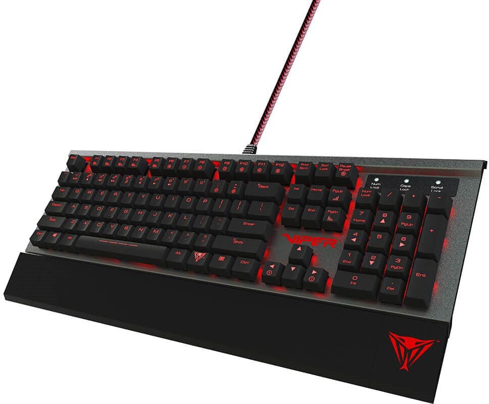 Viper Gaming Viper V730 Mekanisk Gaming Keyboard m. LED - Dansk Tastatur Layout - Sort