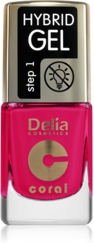 Delia Cosmetics Coral Nail Enamel Hybrid Gel lakier hybrydowy do paznokci odcień 147 11 ml