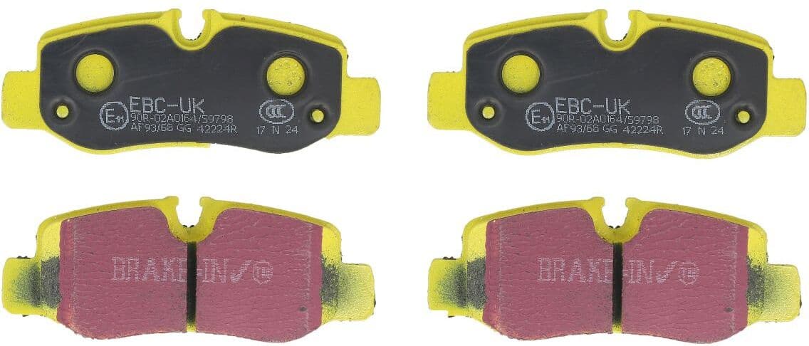 Jeu de garnitures de frein EBC BRAKES DP42224R