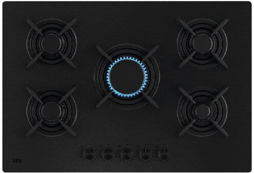 AEG Piano Gas Comandi Frontali 75 Cm HKB75423NL