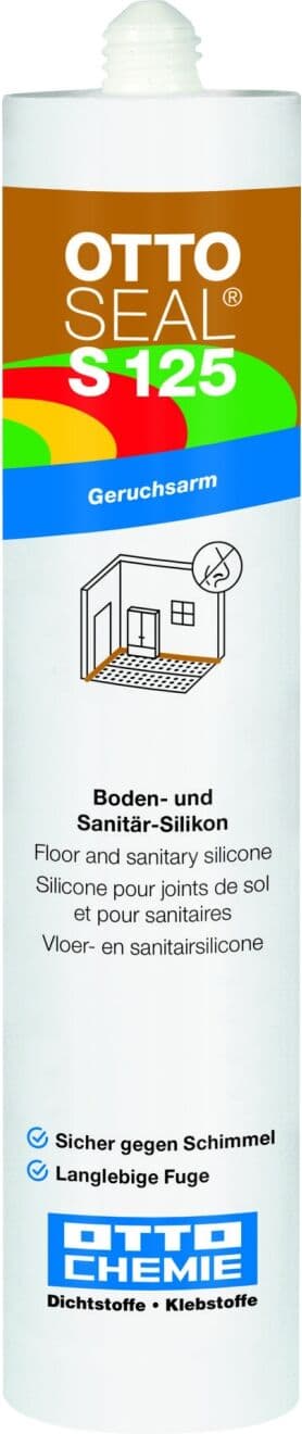 OTTOSEAL® Ottoseal S125 Das Geruchsarme Boden- Und Sanitär-Silikon 310ml Hêtre Mat