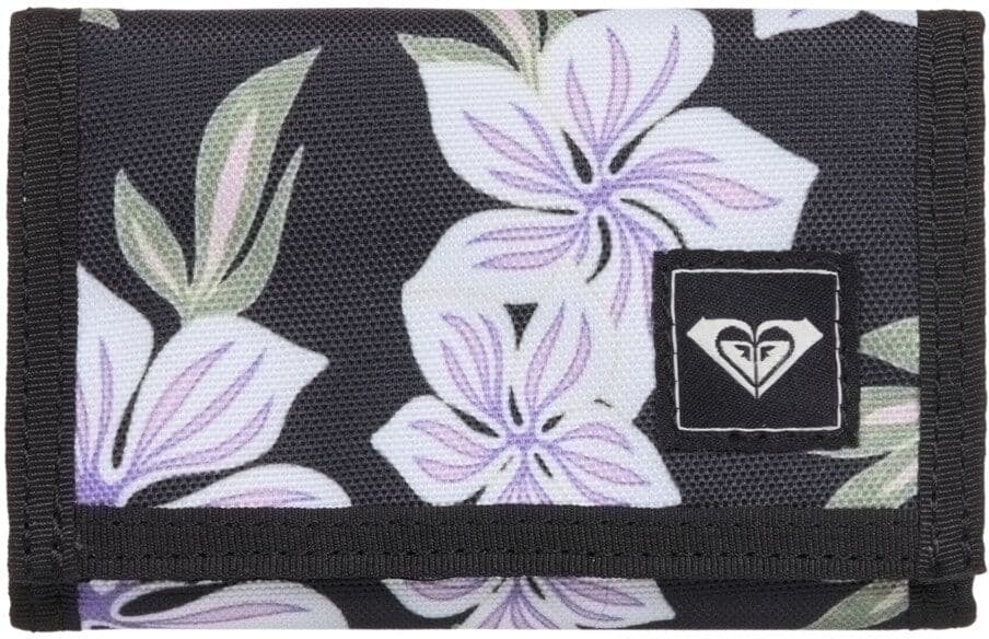 Brieftasche ROXY "Small Beach", Damen, bunt (antrhacite pacific small axs), Obermaterial: 100% Polyester., Kleinlederwaren Brieftasche