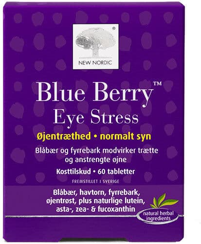 New Nordic Blue Berry Eye Stress   60 tabletter