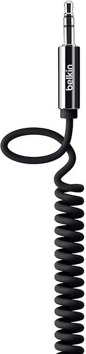 CABO ÁUDIO BELKIN COILED 3.5MM