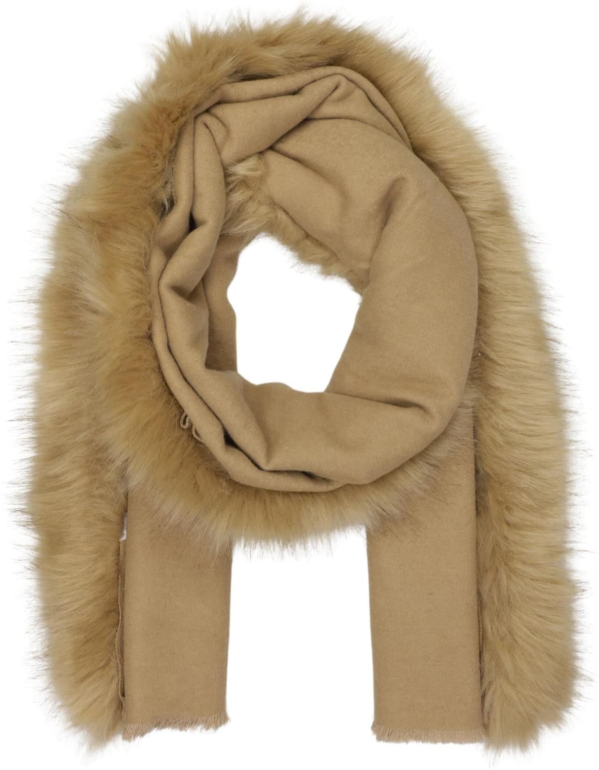 Fraas Damen Schal oder Tuch, Beige, Synthetik / Viskose - Second Hand