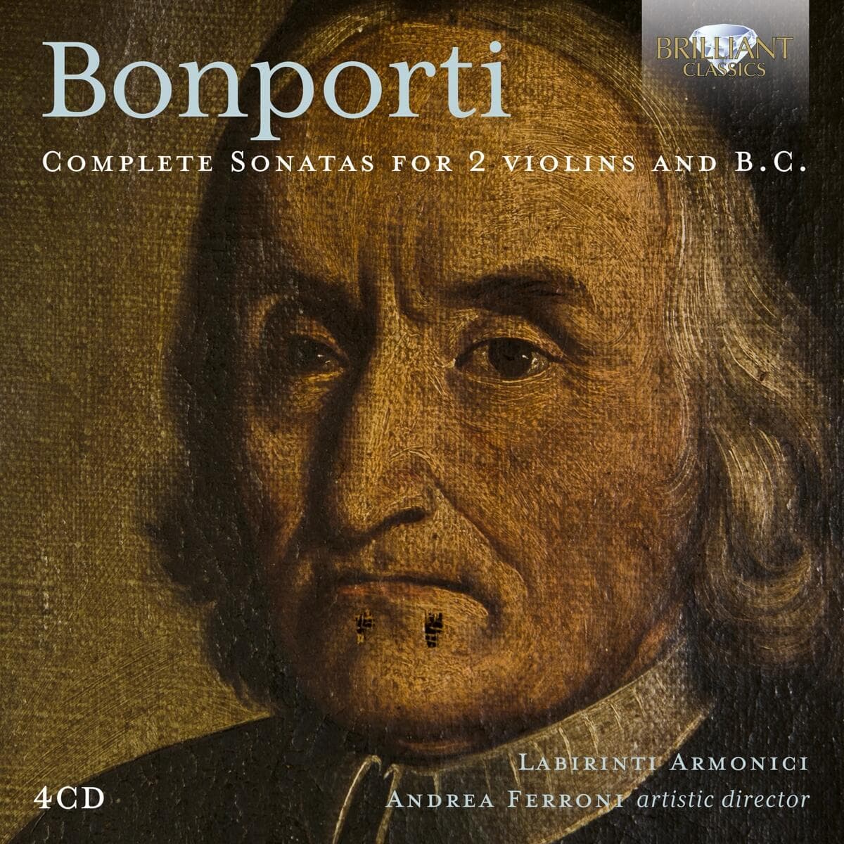 Musik-CD Bonporti:Complete Sonatas For 2 Violins And B.C. / Labirinti Armonici/Ferroni,Andrea, (4 CD Album)