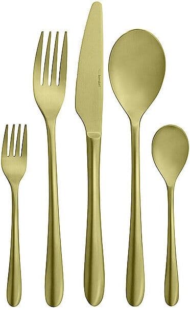 BERNDORF Tafelbesteck 20tlg ONTARIO PVD Gold gold EG