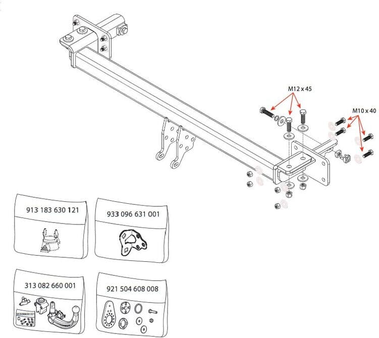 Attelage Mercedes Classe E Break S213 y compris Pack Amg (09/16-05/23) RDSOV