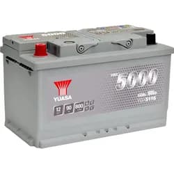 Yuasa YBX5116 12V 90Ah 800A Silver High Performance Batterie